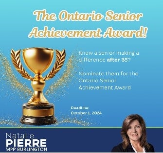 Ontario Senior Achievement Award